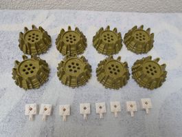 8 Lego Hartplastik Räder ( Set 766 )