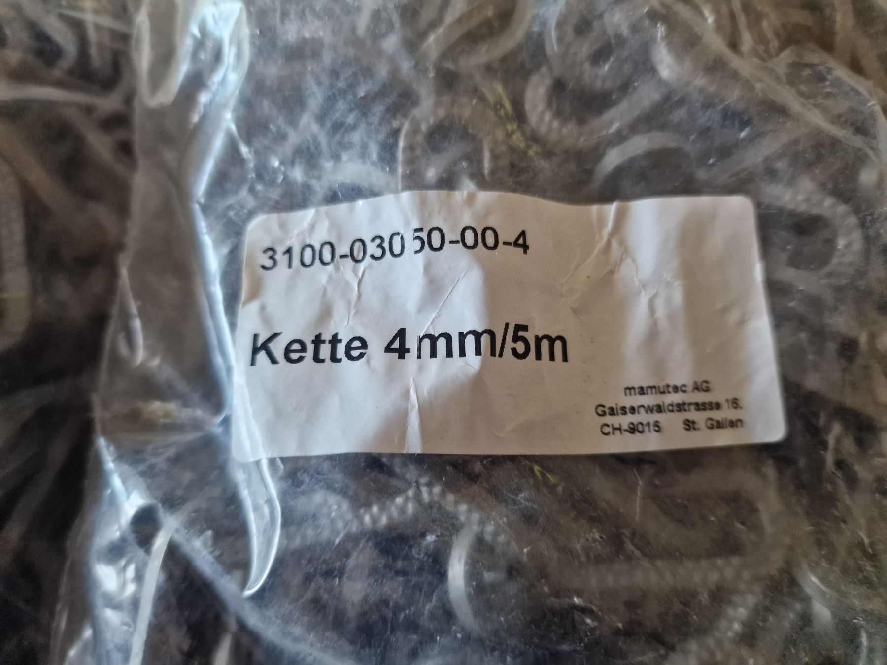 Tutti gli attrezzi: 2 Stück 4mm 5m Kette Eisenkette – Nuovo e nell'imballaggio originale da Uerkheim venduto da Kaufoption 1