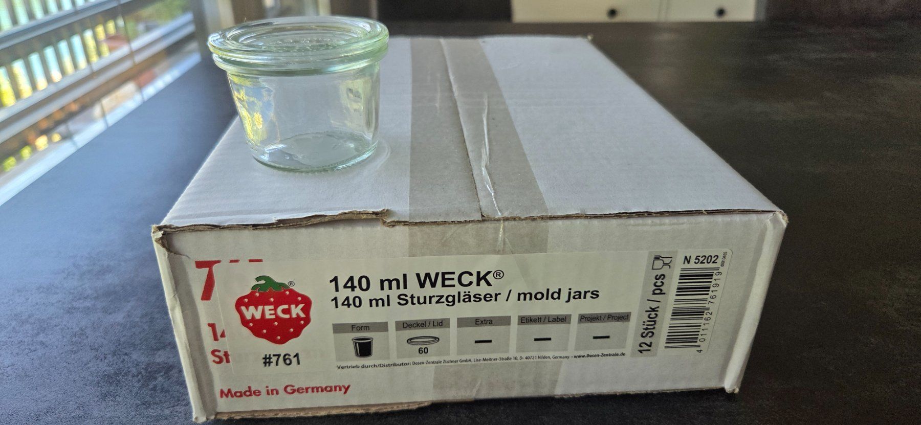 Weck Contenitori & Simili: NEU 140ml Weck Gläser 12 Stk 140ml – Usato da Bremgarten b. Bern venduto da Marge7979