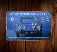 Renault R8 S Renault 8 Gordini 6Cv Major Blechschild