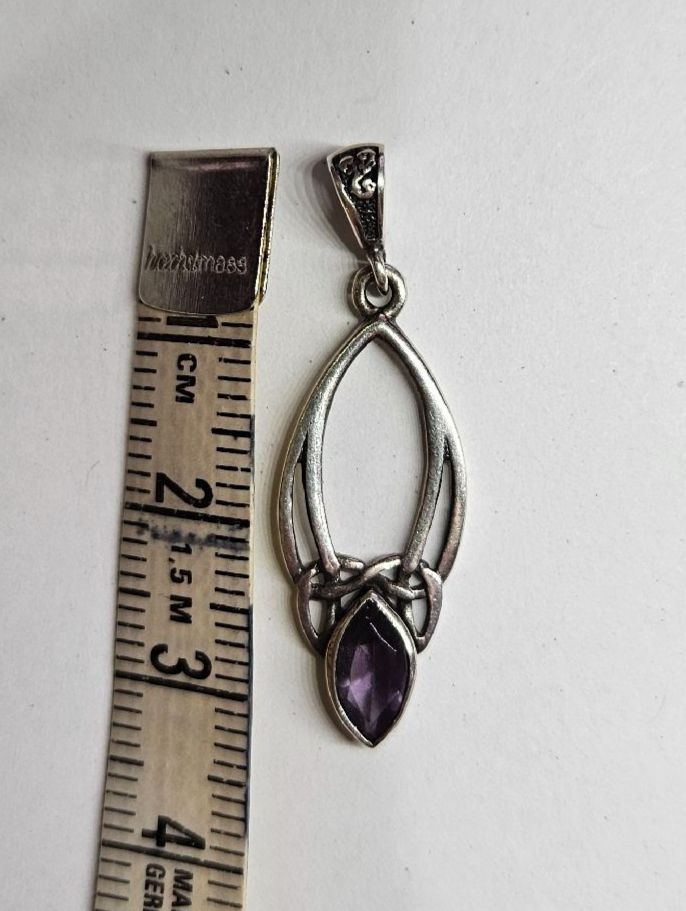 Ciondoli: pendentif argent 925 améthyste style celtique – Usato da Carouge GE venduto da Lea000 2