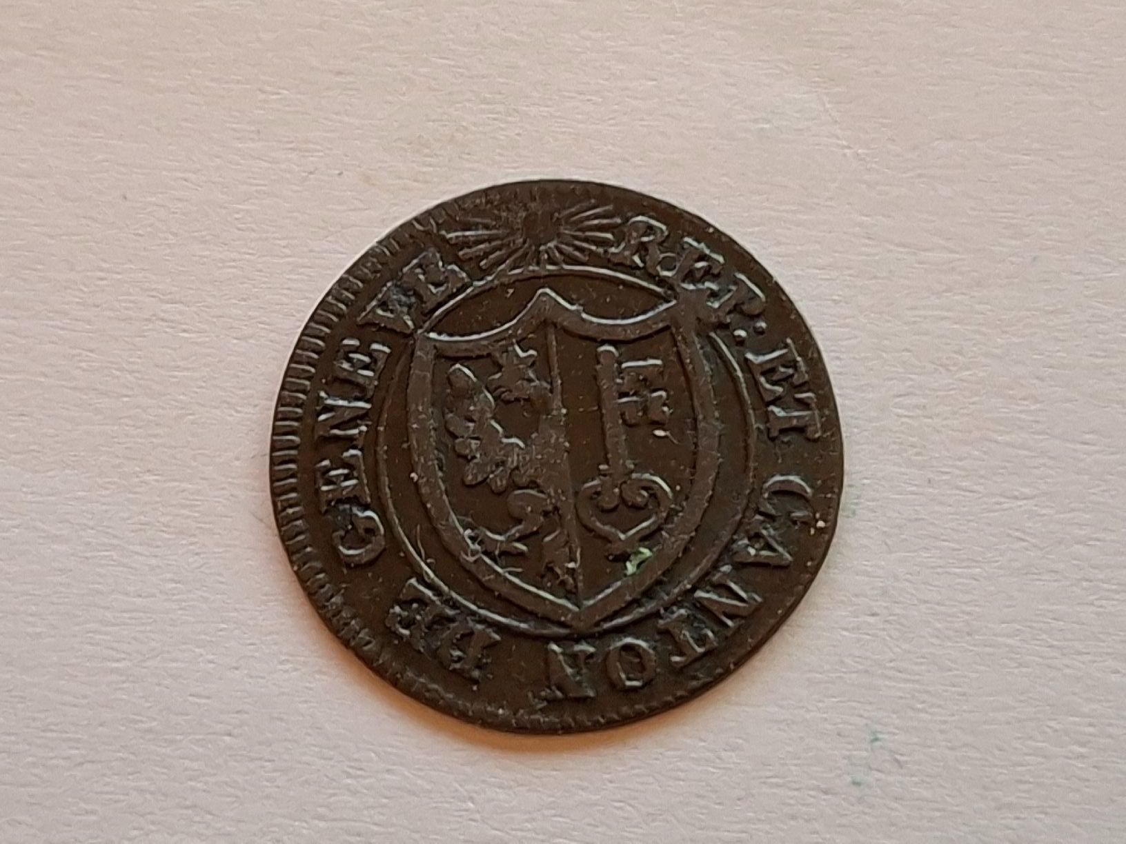 Tutti le monete: Genève 1 Sol 1819 ++ TOP ++ – Usato da Pfungen venduto da Aguti77