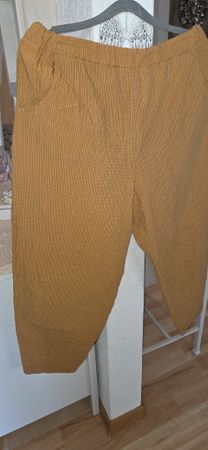 Mama B. Hose, Gr. XL(L) Gelb Kariert, Made in Italy!