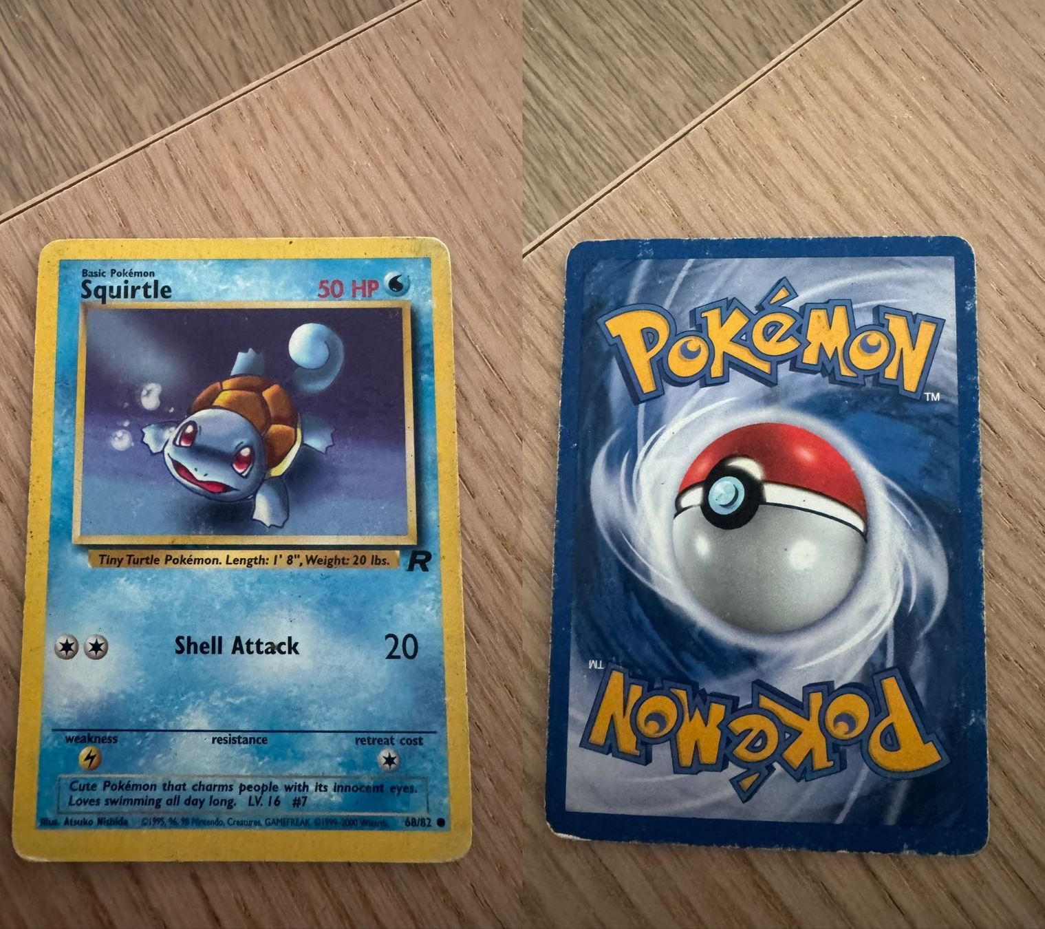 Pokémon Cartes à collectionner: Squirtle 68/82 – D'occasion à Chavannes-Renens par skywalker1942