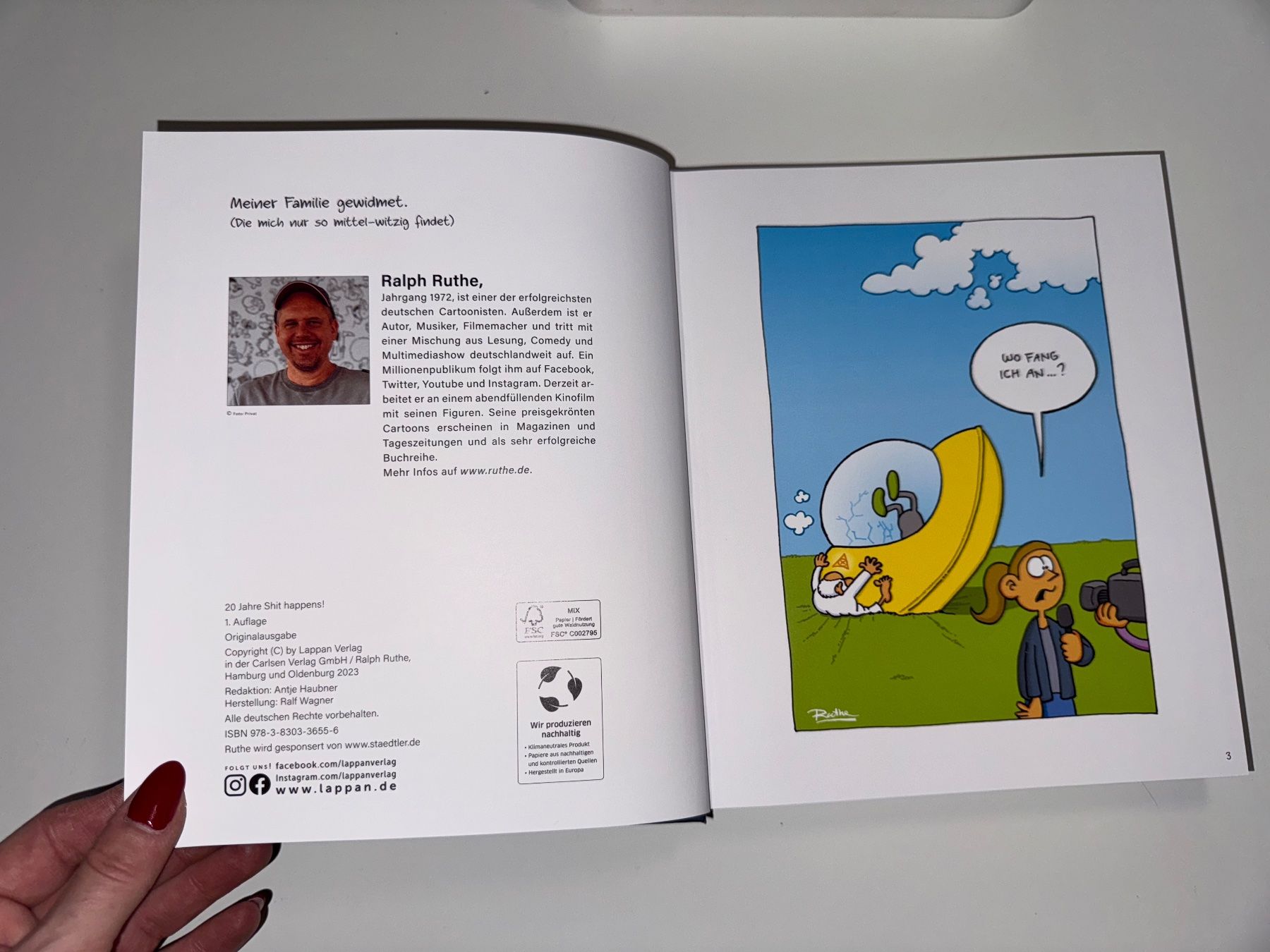 Fumetti: COMIC: 20 Jahre Shit Happens – Usato da Grosswangen venduto da Kleine.Knoepfe 1