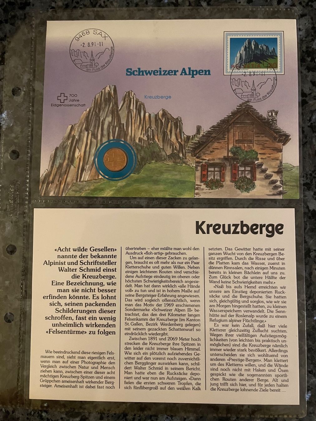 Toutes les monnaies: Numisbrief Kreuzberge – Neuf (Voir description) à Schlossrued par Julio25