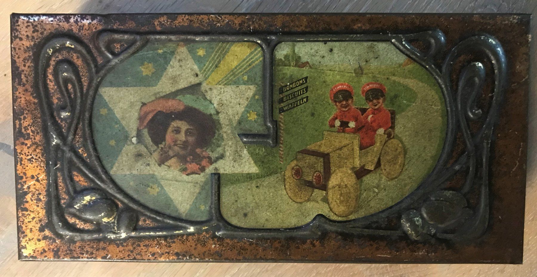 Dosen: Antike Blechdose Schnebli Baden ca. 1900 - 1920 – Gebraucht aus Rothrist von Luckywinner 6