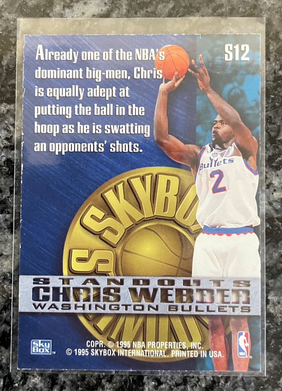 Nba Carte collezionabili: NBA Chris Webber Skybox Standouts Card – Nuovo (secondo la descrizione) da Muttenz venduto da joba23 1