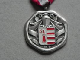 Schweiz Medaille von Firma Paul Kramer Wappen Kanton Jura JU