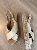 Alohas Sandalen / Espadrilles creme  neu  Gr. L