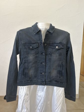 Esmera Jeans Jacke, schwarz/blau, Gr. 40, Top Zustand! 