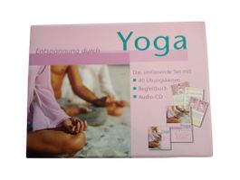 Yoga Set - Entspannung pur - 40 Übungskarten, Buch, CD