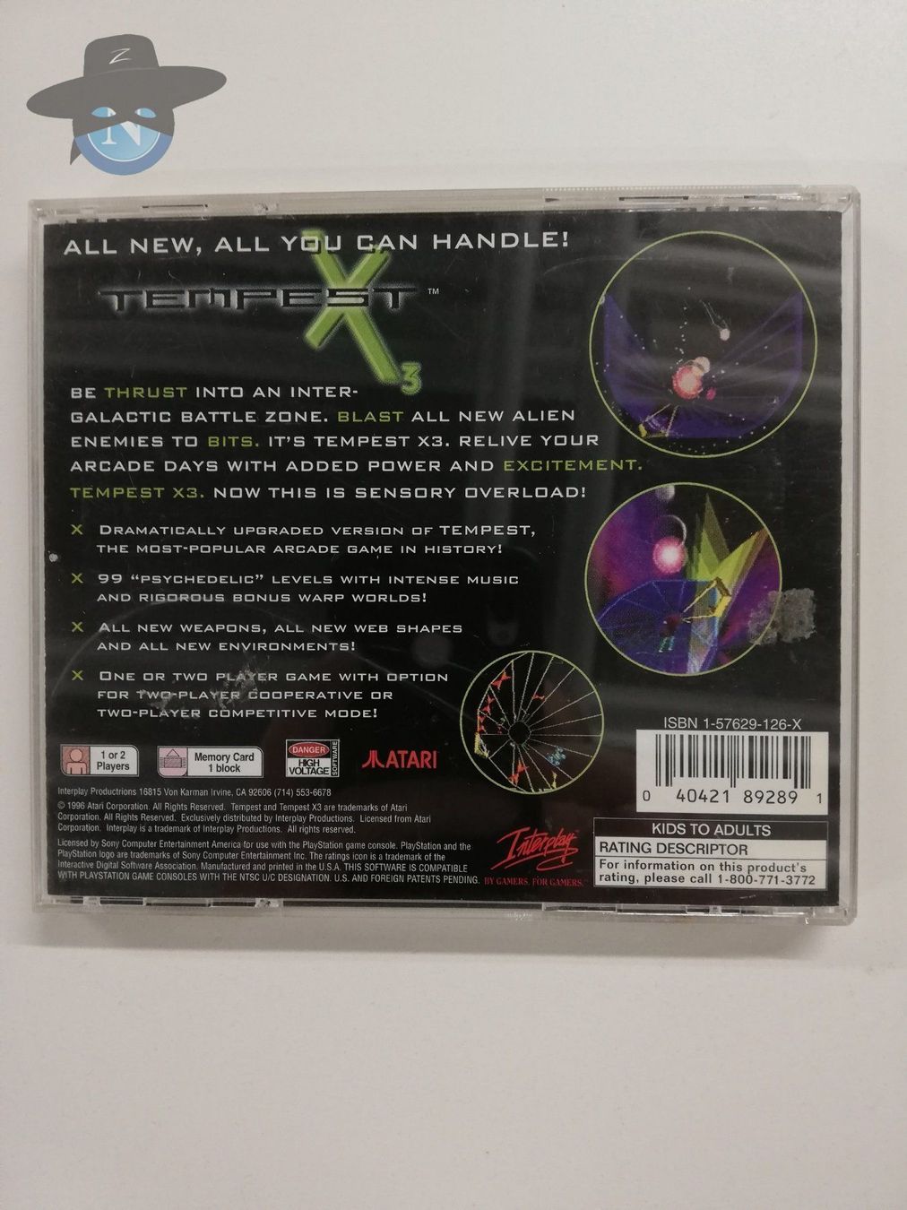 Sony Giochi: Tempest X3     / USA / PS1 Playstation 1 – Usato da St. Gallen venduto da zorro_dc 1
