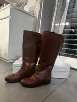 Bottes en cuir marron Geox