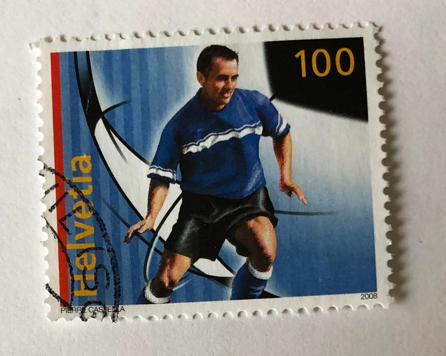 Tutti i francobolli: Nr.1265 Aktivfussball 2008 mit Stempel    – Usato da Aarau venduto da Billa007