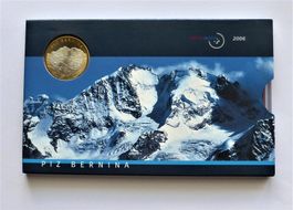 Münzsatz 2006 - PIZ BERNINA mit 10Fr, stgl, original TOP !!