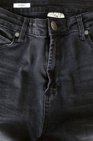 Damen Jeans,SKINNY,Schwarz,Gr.44