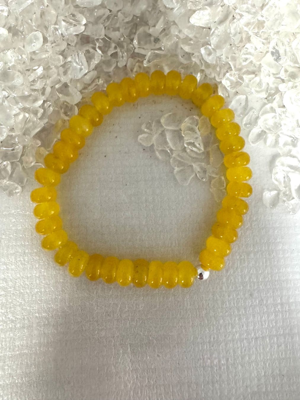 Bracelets: Armband Chalcedon-gelb – Neuf (Voir description) à Biberist par tl-schmuck