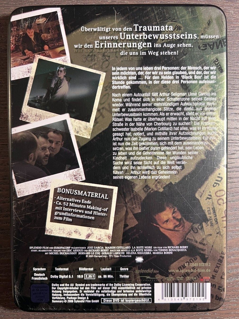 Alle DVDs: Black Box – Gebraucht aus Zürich von FilmFreunde 1
