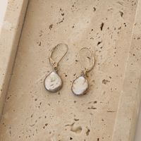 Earrings made of freshwaterpearls/Süsswasser Perlen Ohrringe