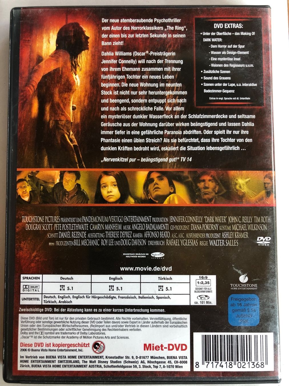 Tutti i DVDs: Dark Water DVD – Usato da Kestenholz venduto da Inna09 1