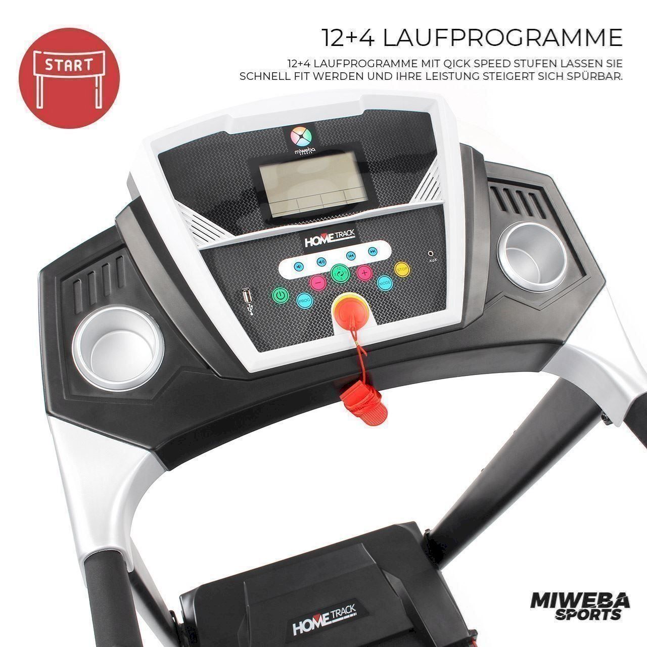 Hometrainer: Miweba elektrisches Laufband HT1000 – Neu und originalverpackt aus Bottighofen von zaap 6