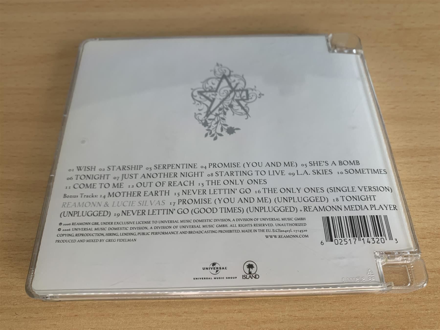 CDs: Reamonn – Wish – Gebraucht aus Rikon im Tösstal von Alpenmutz 1
