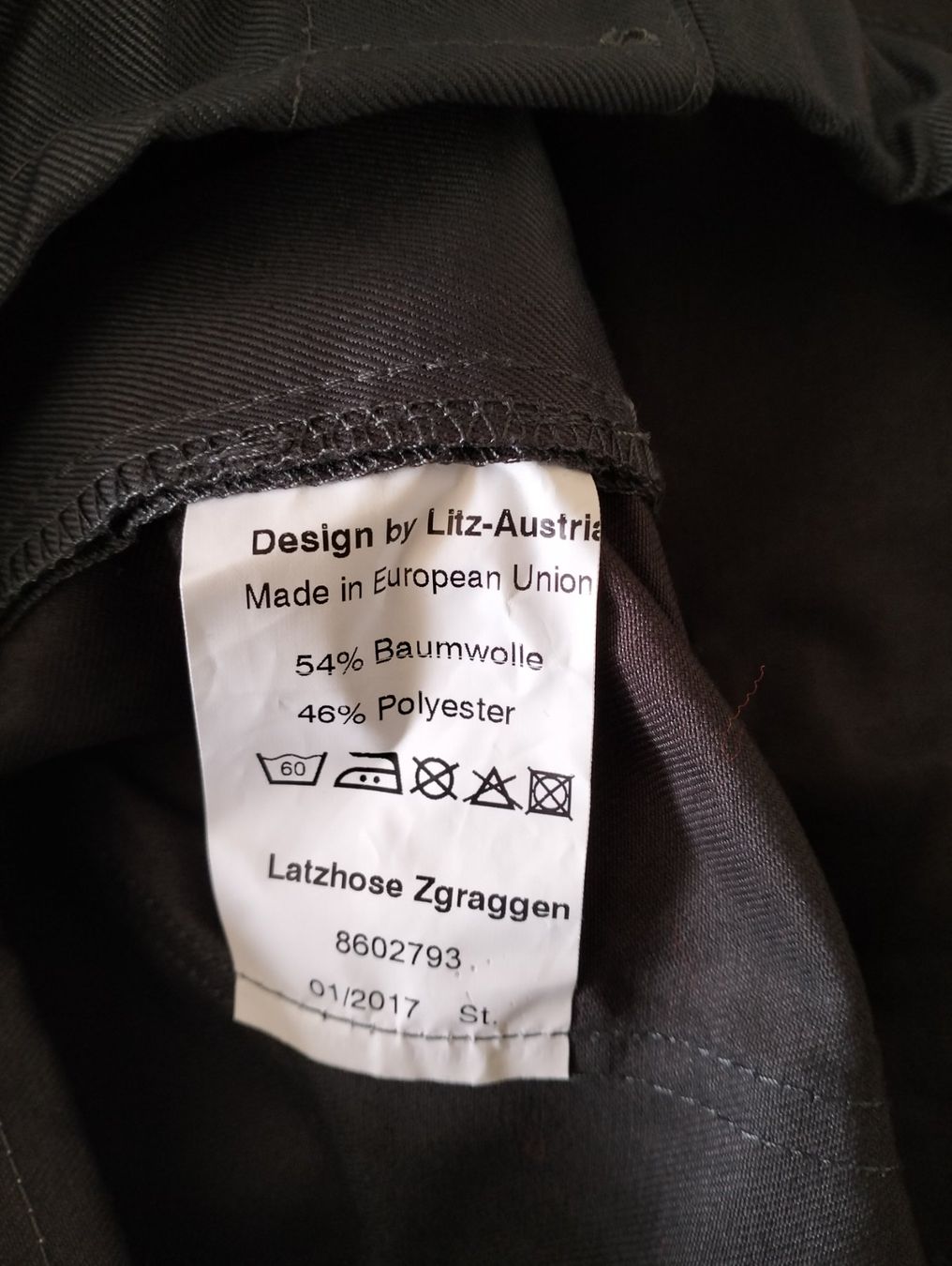 Pantaloni: Litz Arbeitslatzhose Gr. 48 – Nuovo (secondo la descrizione) da Uerkheim venduto da Kaufoption 3