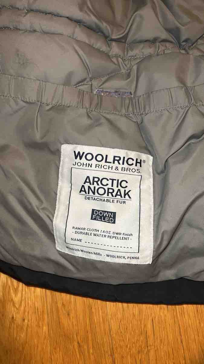 Woolrich Giacche: Woolrich Arctic Anorak Down Jacket Black Size S – Nuovo (secondo la descrizione) da Genève venduto da mon_x6bb 2