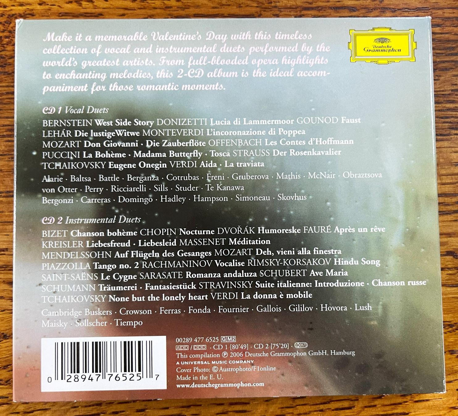 CDs: Be My Valentine-Music For Two CD – Gebraucht aus Oftringen von Vucki 1