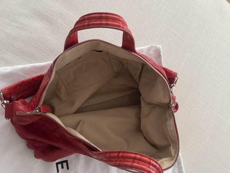 Givenchy Nightingale Bag rot Kroko Optik Leder Grösse M