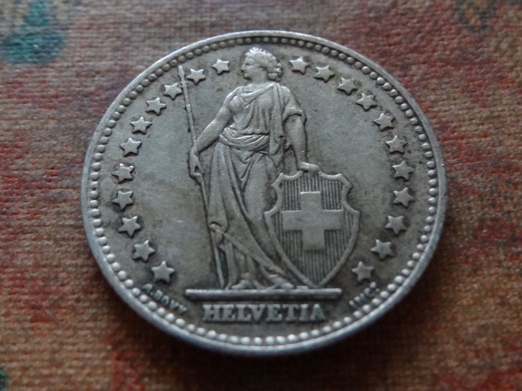 Tutti le monete: 1 Fr. 1955  (E) – Usato da Romanel-sur-Lausanne venduto da Swift13 1