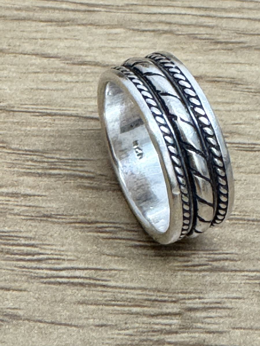 Bagues: Ringe Silber 925 mit Flechtmuster – D'occasion à Untersiggenthal par Dilosh.ch 3