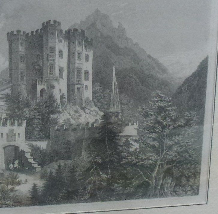 Incisioni: Wunderschönes Bild - Schloss Hohenschwangau – Usato da Walkringen venduto da Casablanca777 3