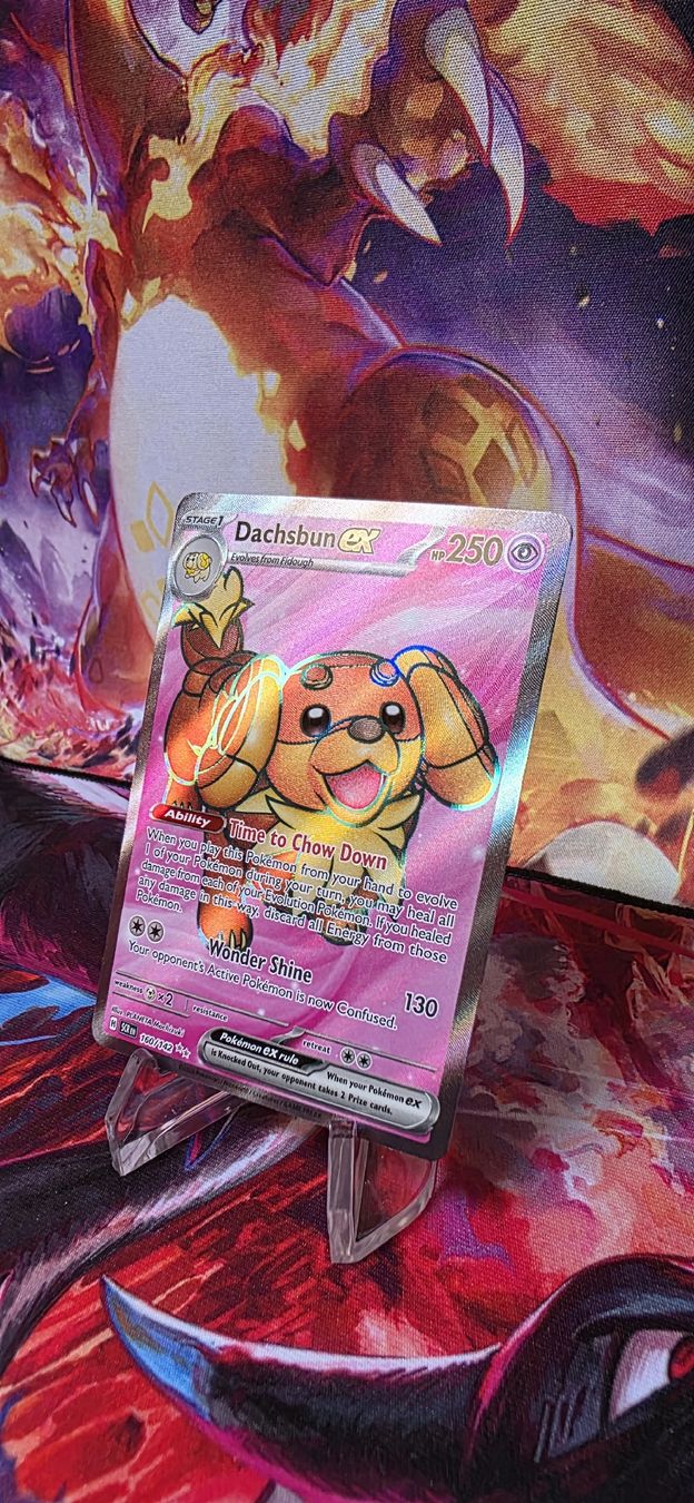 Pokémon Sammelbilder & Trading cards: Dachsbun ex 160/142 Stellar Crown SCR – Neu (gemäss Beschreibung) aus Frutigen von Sinnohan_Zorua 1