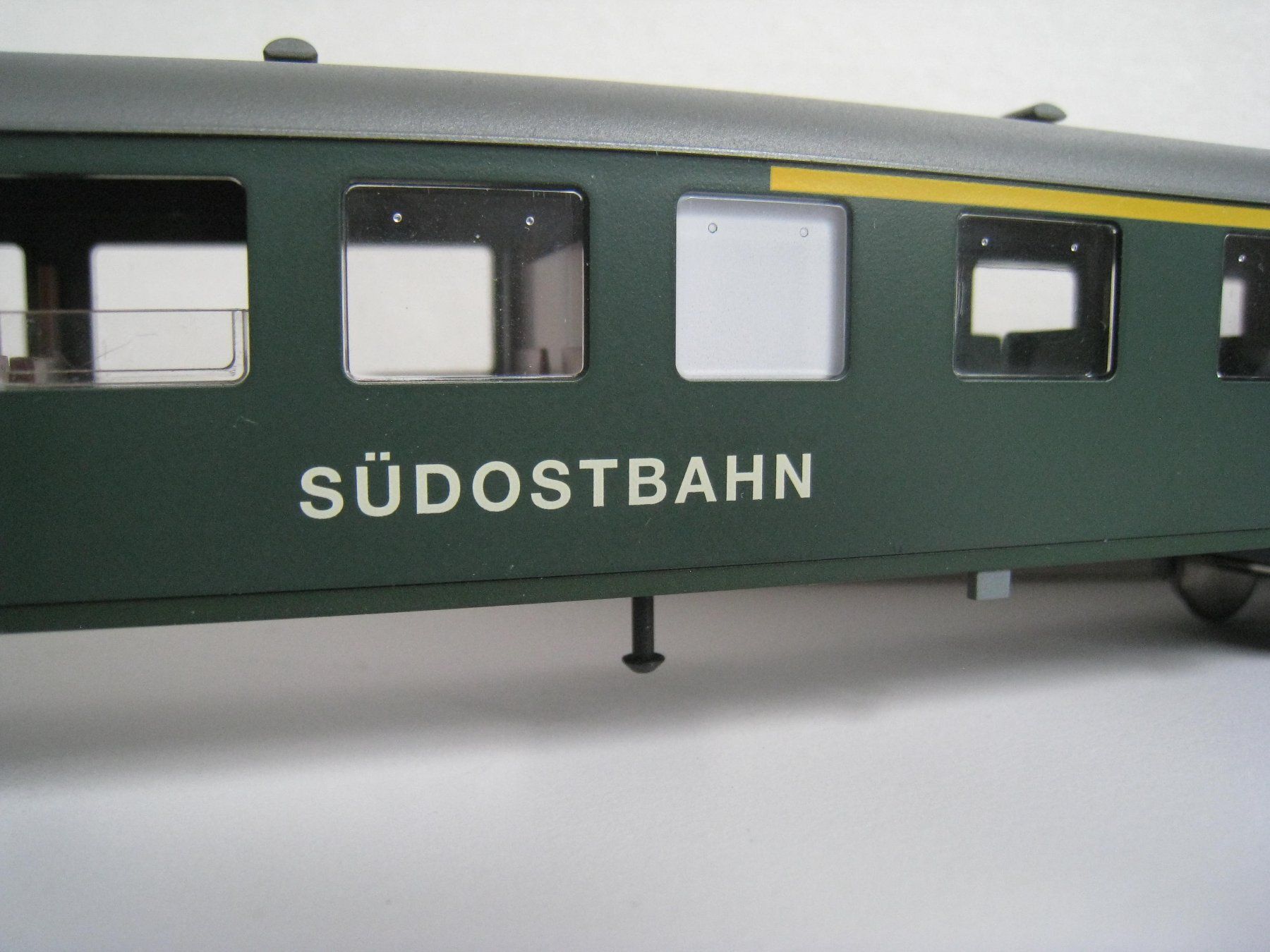 Fleischmann Modellini di ferrovie: Fleischmann, SOB-Stahlwagen 1/2. Klasse 5136 – Usato da Buchs ZH venduto da swiss-train 1