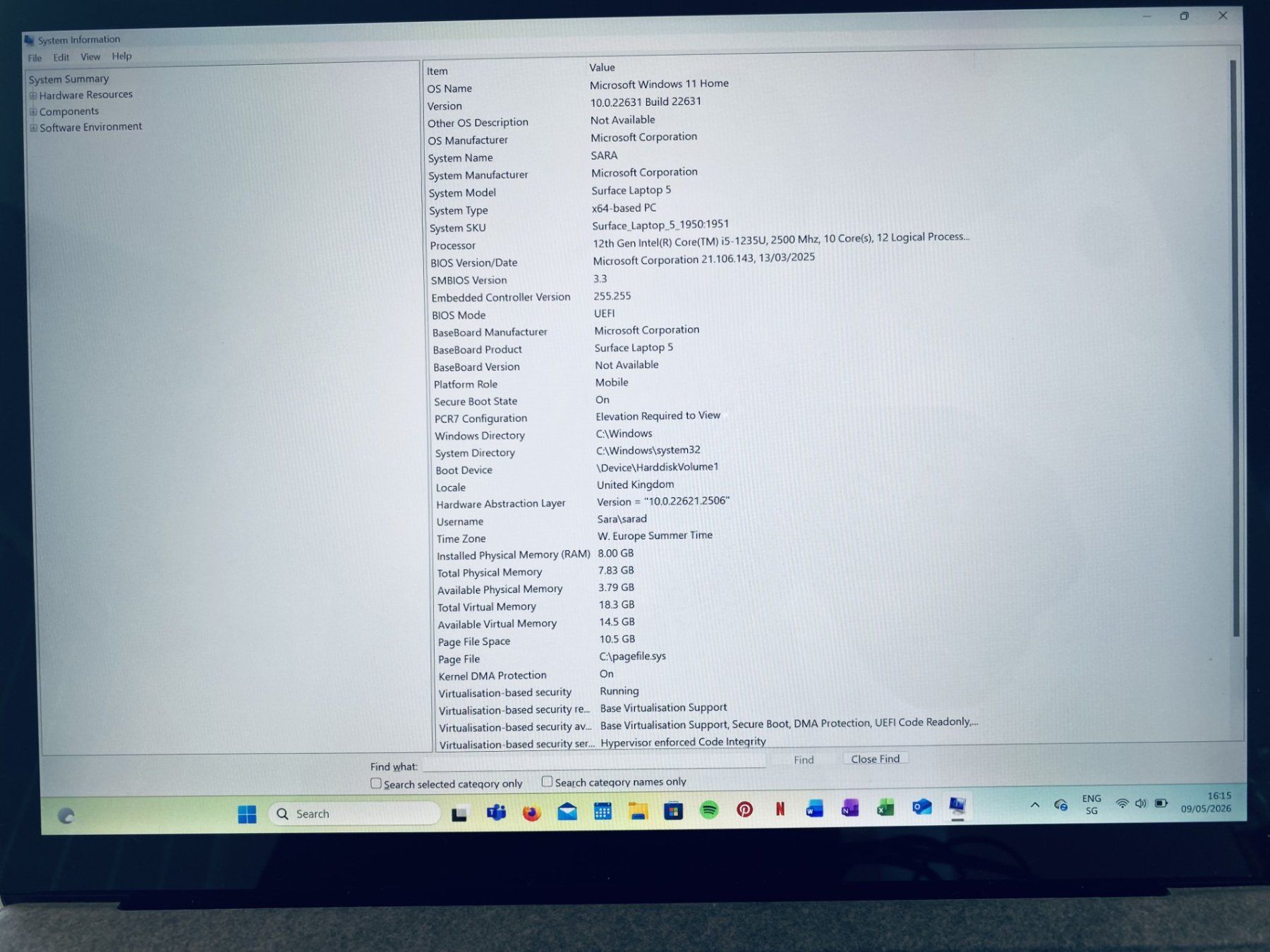 Microsoft Notebooks: Microsoft Surface Laptop 5 – Gebraucht aus Zürich von dokhmal 3