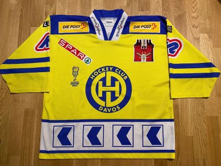 HC DAVOS TRIKOT HCD SAISON 2002/03 MAILLOT HOCKEY JERSEY XL