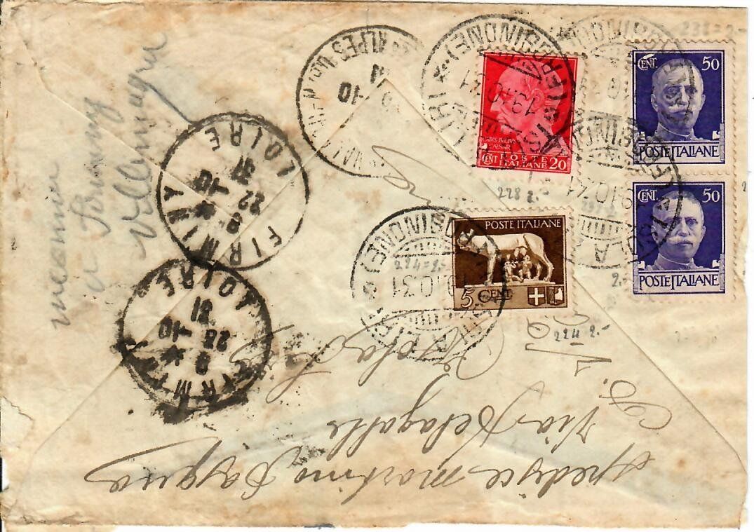 Alle Briefmarken: Brief, Italien 1931 – Gebraucht aus Hochdorf von Ziegel-16
