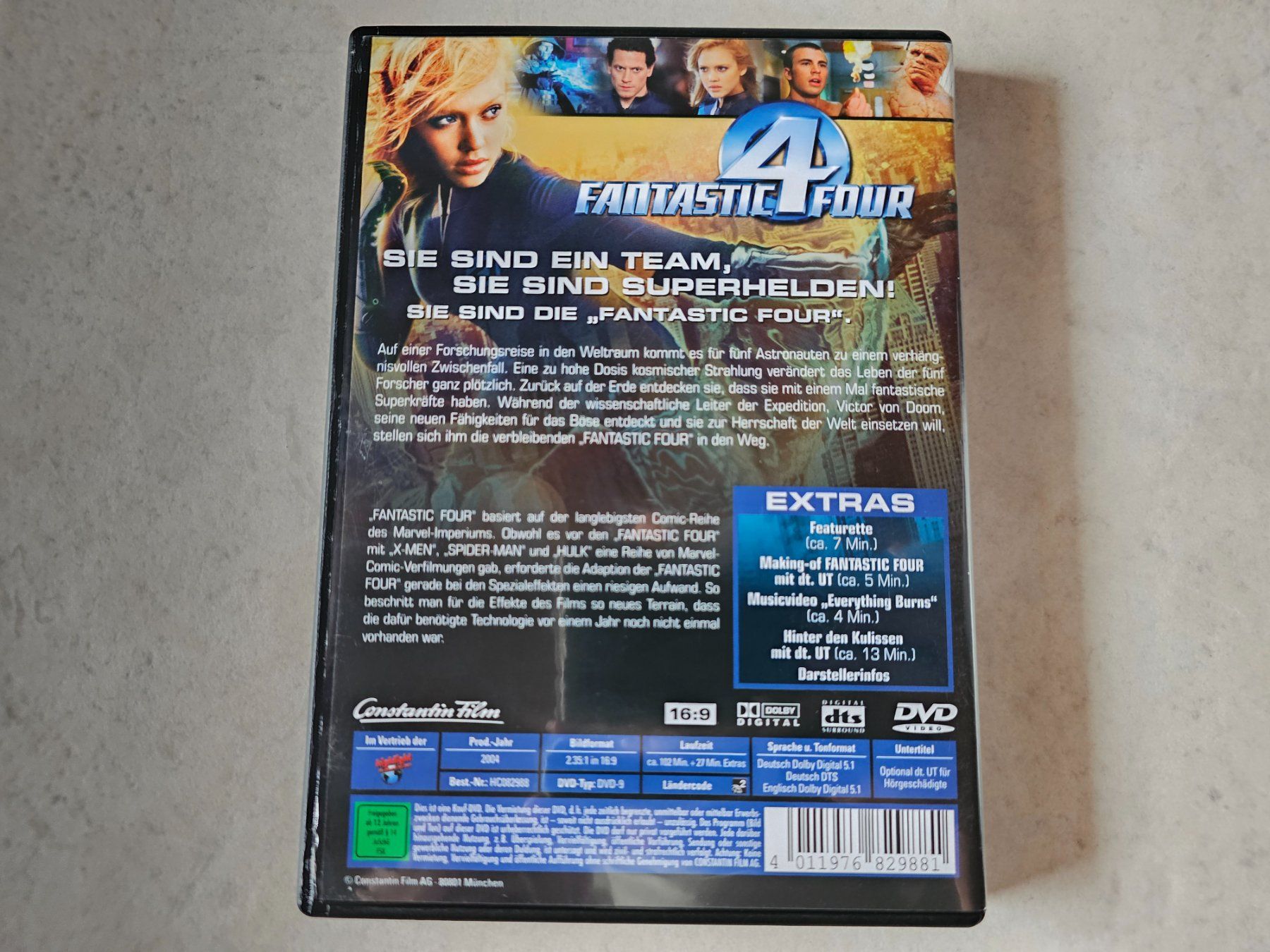 Alle DVDs: Fantastic Four – Gebraucht aus Schneisingen von backstore24 1