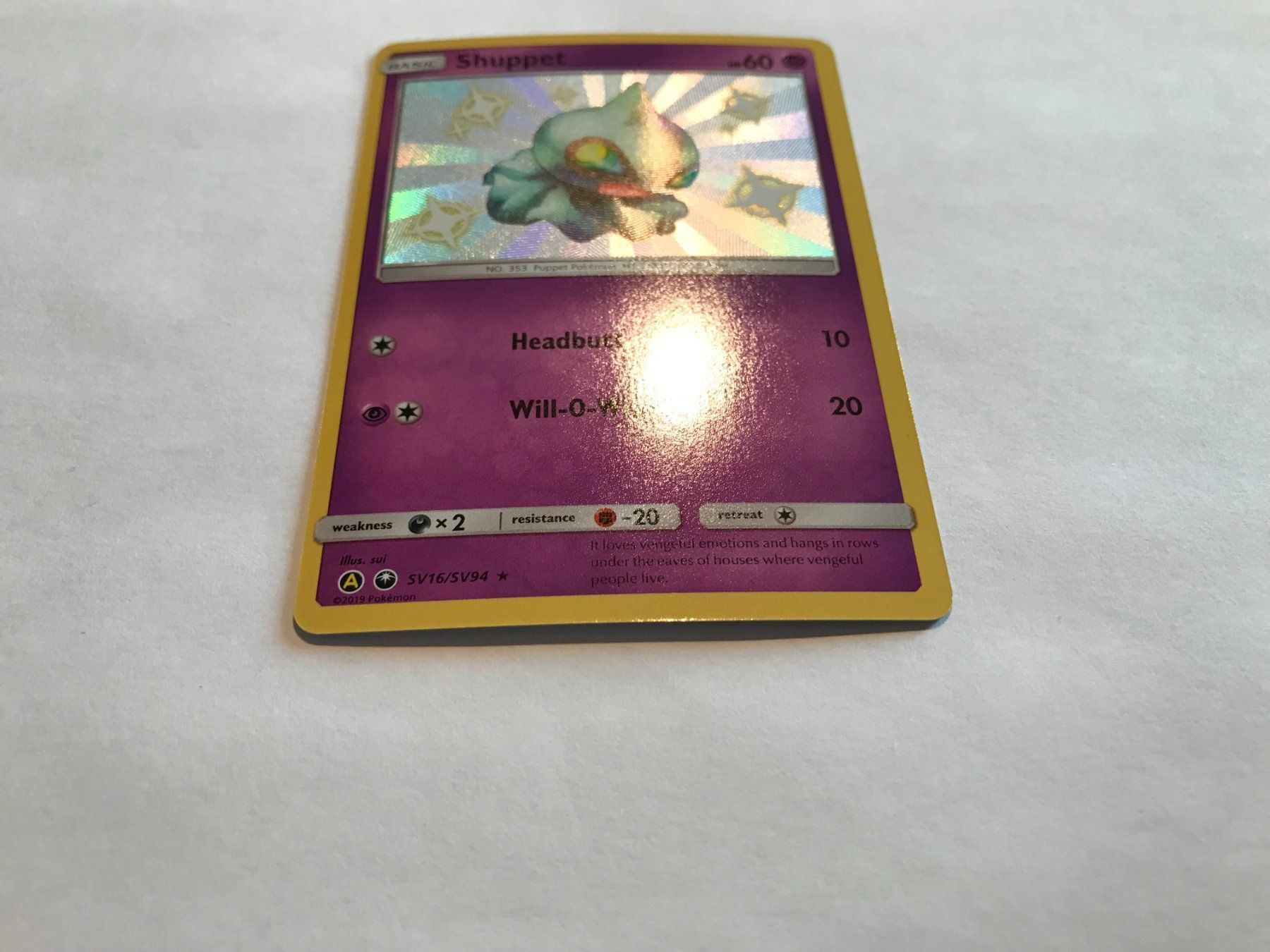 Pokémon Cartes à collectionner: Shuppet Shiny EN – D'occasion à Hagendorn par Pokecollectorch 3