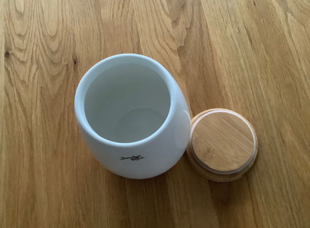 Sottile Vaso In Vetro Trasparente SandraRich Con Piede – Altezza 20 Cm, Design Minimal - 2