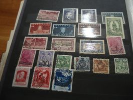 Liechtenstein, Lot alte Marken gestempelt