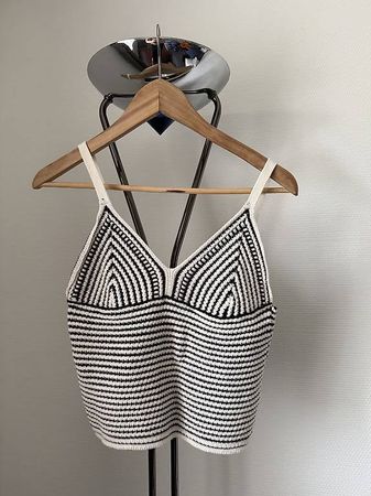 Gestreiftes Strick-Top