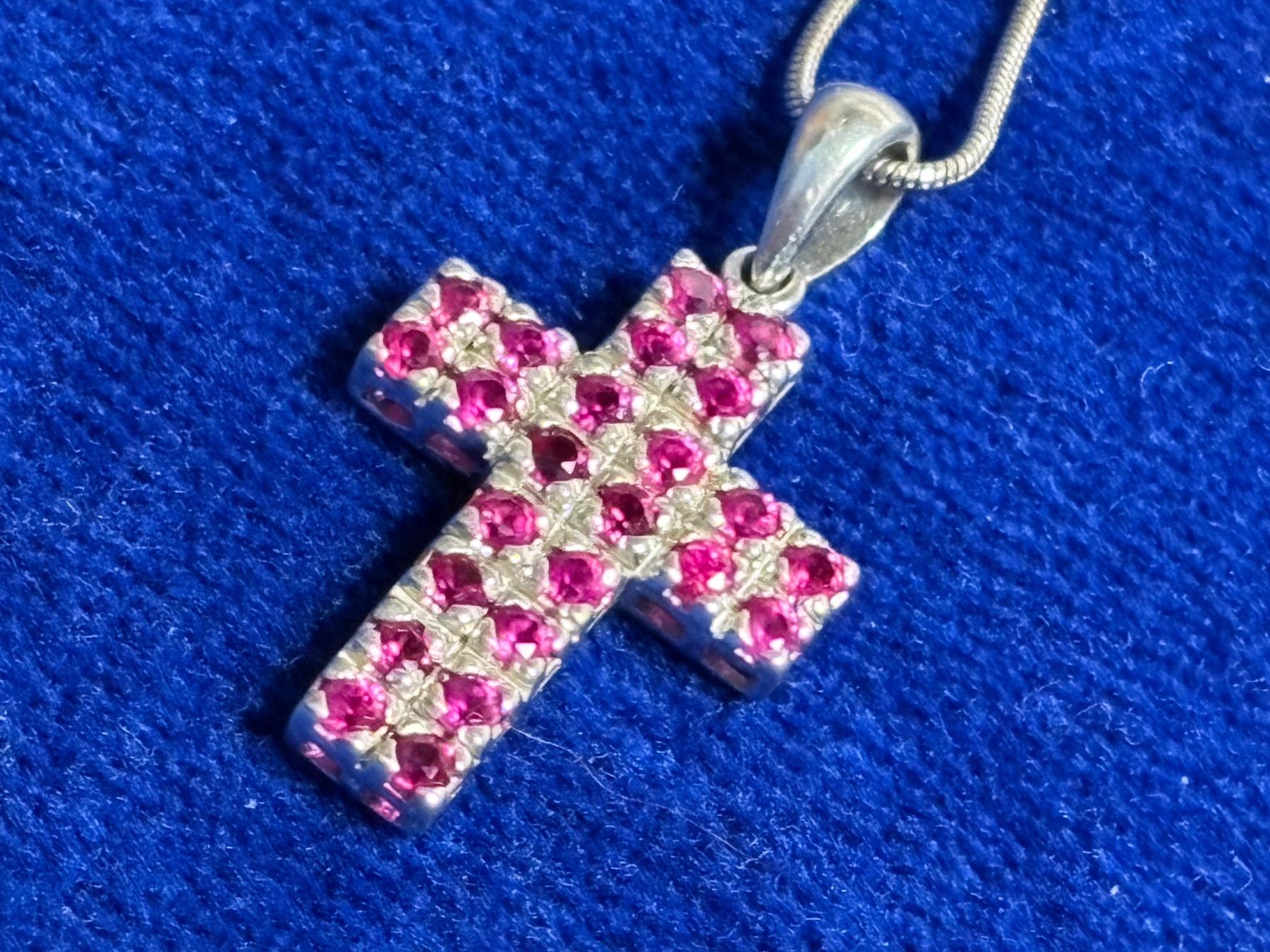 Catenine: Kette mit Kreuz 925 Silber – Usato da St. Peterzell venduto da Verena400 1
