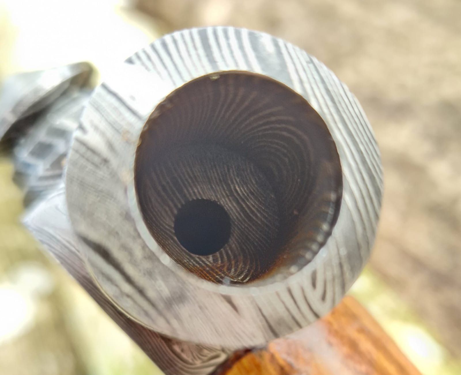 Militärmesser: Tomahawk Damast – Neu und originalverpackt aus Dorf von Messer-Schweiz 6
