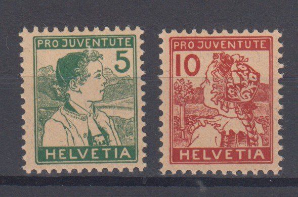 Tutti i francobolli: Pro Juventute 2 - 3 neuf** 137.-- – Usato da Boécourt venduto da Denteles66