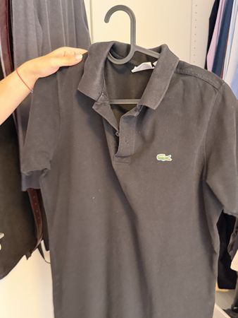 Lacoste Polo Shirt Black Size L Used