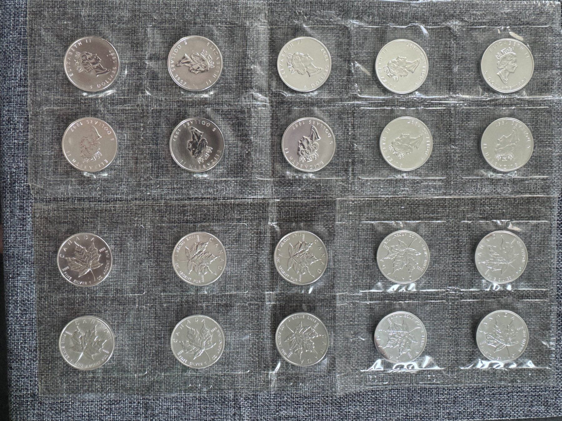 Tutti le monete: Silber Maple Leaf von 1997 – Nuovo e nell'imballaggio originale da Wettingen venduto da Cyprus_one 1