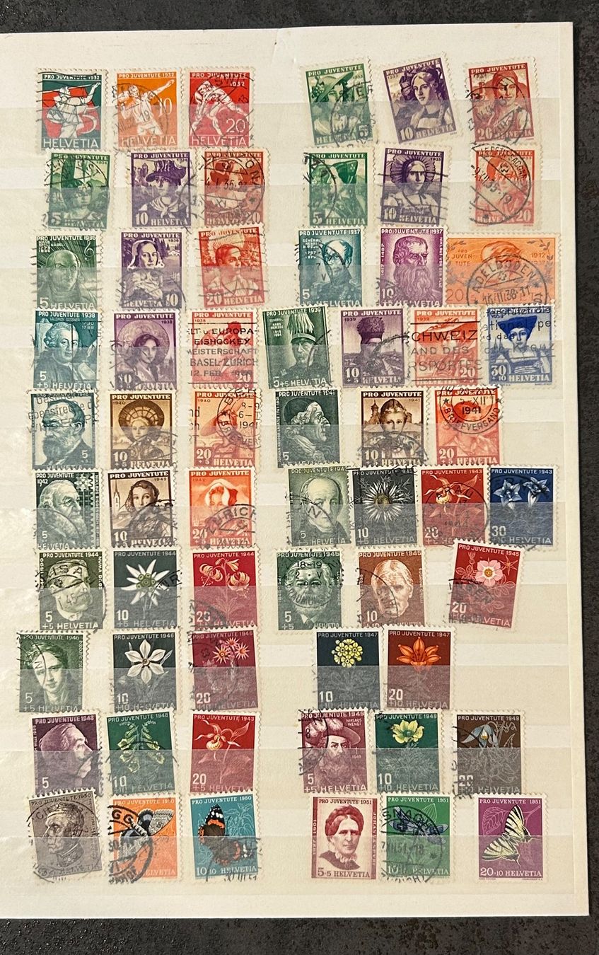 Tutti i francobolli: Kleines Lot div. Schweizer Briefmarken (5) – Usato da Reinach AG venduto da Polarstern1 6